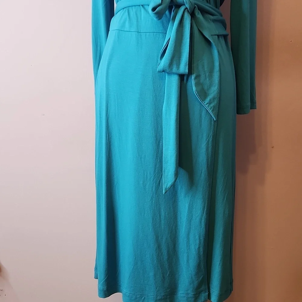 BANANA REPUBLIC Tie Front Belt Gemma True Wrap Silhouette Dress, size S